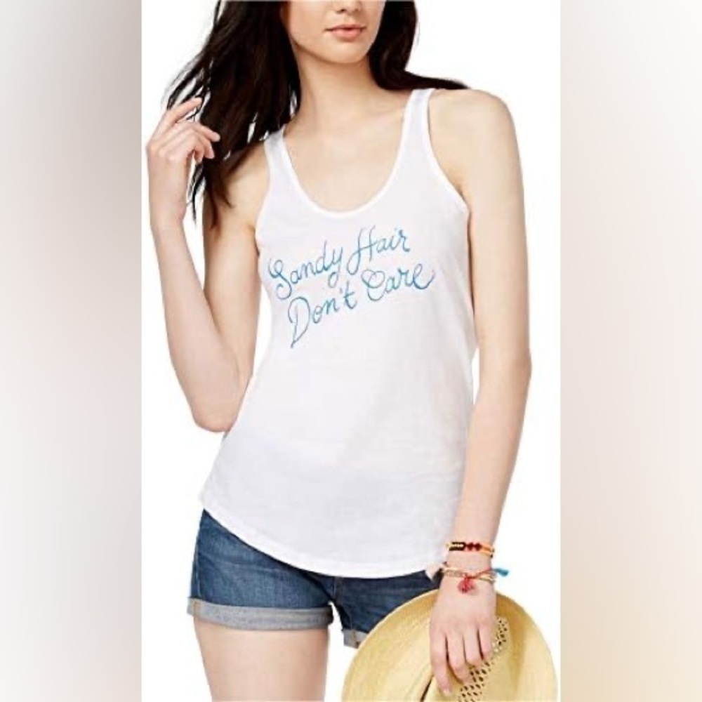 CHRLDR “ sandy hair don’t care” tank top size small